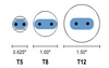 T5 T8 T12 Bi-pin Comparison