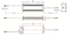 Excelsys Technologies LXC96-0700SW 96W 700mA LED Driver Mechanical Specs