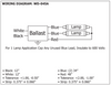 REI264G6MV Robertson UV Ballast - Wiring