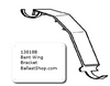 13822B (13822BCF) TCP Bent Wing Bracket for 22W T9 Circline Lamp