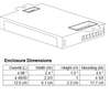 ICF-2S26-H1-LD-K Advance SmartMate CFL Ballast Kit - Dimensions