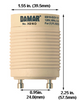 Damar EB13-GU24-120V Dimensions