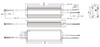 Excelsys Technologies LXD150-1400SW 150W 1.4A LED Driver Mechanical Specs