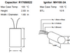 M150MLTLC3M-500K Universal  - Starter and Capacitor