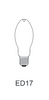 CMH100/U/ED17/3K Bulb Shape
