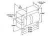M100048TAC5M-500K Universal Metal Halide Ballast -  Dimensions