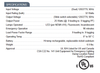 IIS-25-I IOTA Emergency Micro Inverter - Specifications