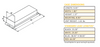 KTEB-275-UV-TP-PIC-SL Keystone -Dimensions