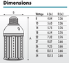 Venture LED Retrofit Lamp Dimensions Venture LED Retrofit Lamp Dimensions