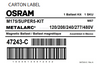 M175/SUPER5-KIT Sylvania 47243 - Box Label