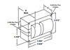 S150MLTLC30-500K Universal Ballast - Dimensions