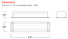 Bodine B94CGU Dimensions