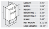 MH-50X-Q-KIT Dimensions