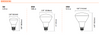 NaturaLED R20 Lamp Dimensions
