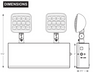 04-LEDS-ECBP627 LED Emergency Unit - Dimensions