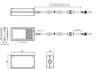 GST18A28-P1J Mean Well - Dimensions
