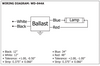 REI164G6HOMV Robertson Germicidal Ballast -Wiring