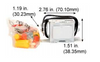 CF-14-19-120TP Damar Magnetic Preheat Fluorescent Ballast - Dimensions