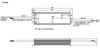 HLG-150H-42A Mean Well - Dimensions