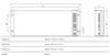 100S LINEARdrive eldoLED - Dimensions
