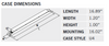 KTEB-254HO-UV-PS Keystone Electronic Ballast - Dimensions