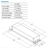 Advance Xitanium XH180C125V200BSF1 - Dimensions