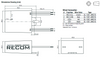 RACD07-700 RECOM Power LED Driver - Dimensions