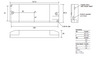 RACT20-350-US RECOM Power LED Driver- Dimensions