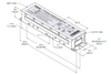 OTi200W/UNV/900C/2DIM+/P6 Osram OPTOTRONIC 58051 LED Driver - Dimensions