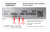 General eldoLED ECOdrive Program Code Info