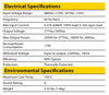 480:277-250VA-L Thomas Research Step-down Transformer - Specifications