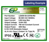 LD25W EPtronics LED Driver - Example Label