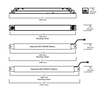 BAC40EM6 / BAC40EM10 Bodine Combination AC and Emergency LED Driver - Dimensions