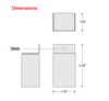 PRT00047 Bodine (RMC-LP) - Dimensions