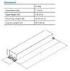 ICN-4S24-TLED-90C-2LS-G Advance Centium Instantfit LED Driver - Dimensions