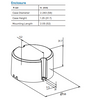 CR012C030V042RNR1 Advance CertaDrive Round LED Driver - Dimensions