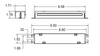 D24VA100UNVA-A Universal Everline - Dimensions