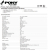 PYCC-1M1UNV055S-30L Fulham Pony - Specifications