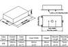 IMH-50-A-LF Advance 39W/50W Electronic Metal Halide Ballast - Dimensions