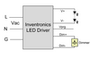 EUM-100S105DT Inventronics - Analog 0-10V Dimmer Wiring