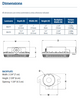 BGS-P1-40K-120-DDB Lithonia BarnGuard BGS  - Dimensions