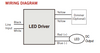 KTLD-10-1-0A35-LDIM /LB Keystone LED Driver - Wiring