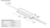 FIELDSET OTI 180W 277-480V 1250C 2DIM P6 FS eldoLED OPTOTRONIC (*285KE4) -  Dimensions