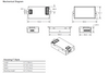 FIELDSET OTI 40W UNV 1A4 1DIM DIM-1 FS eldoLED OPTOTRONIC (*284G0X) - Dimensions