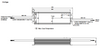 HLG-150H-54A Mean Well CC + CV LED Driver - Dimensions