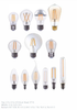 EiKO Advantage Decorative Filament LED Bulbs