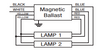 MB2X96/HO/120RS Osram Sylvania 48025  - Wiring