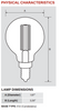 Keystone KT-LED4.5FG16-E12-930-C - Dimensions