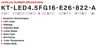 Keystone KT-LED4.5FG16-E26-822-A - Model