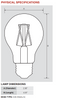 Keystone KT-LED9FA19-E26-822-A - Dimensions